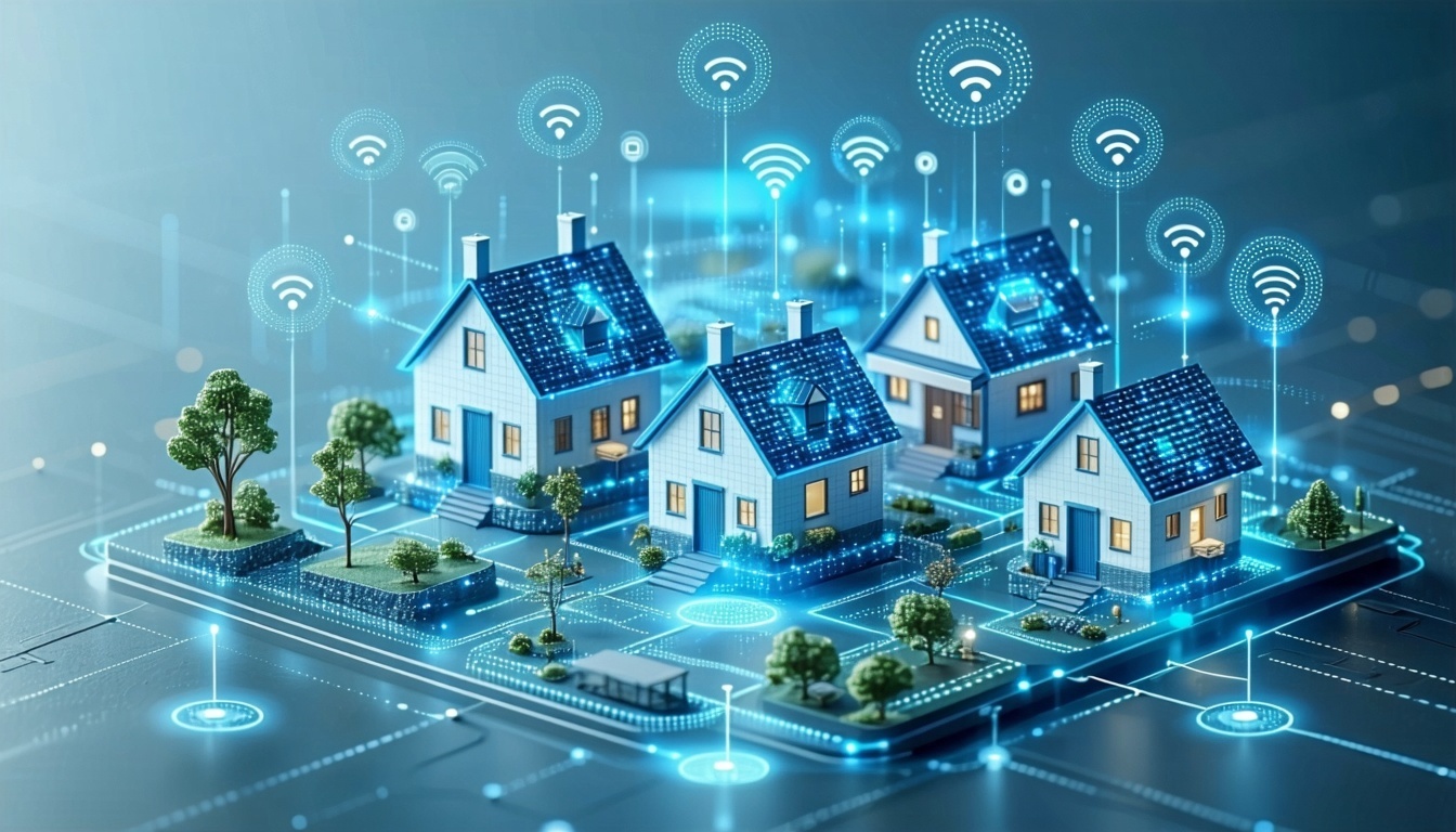 A visual representation of seamless wireless conne