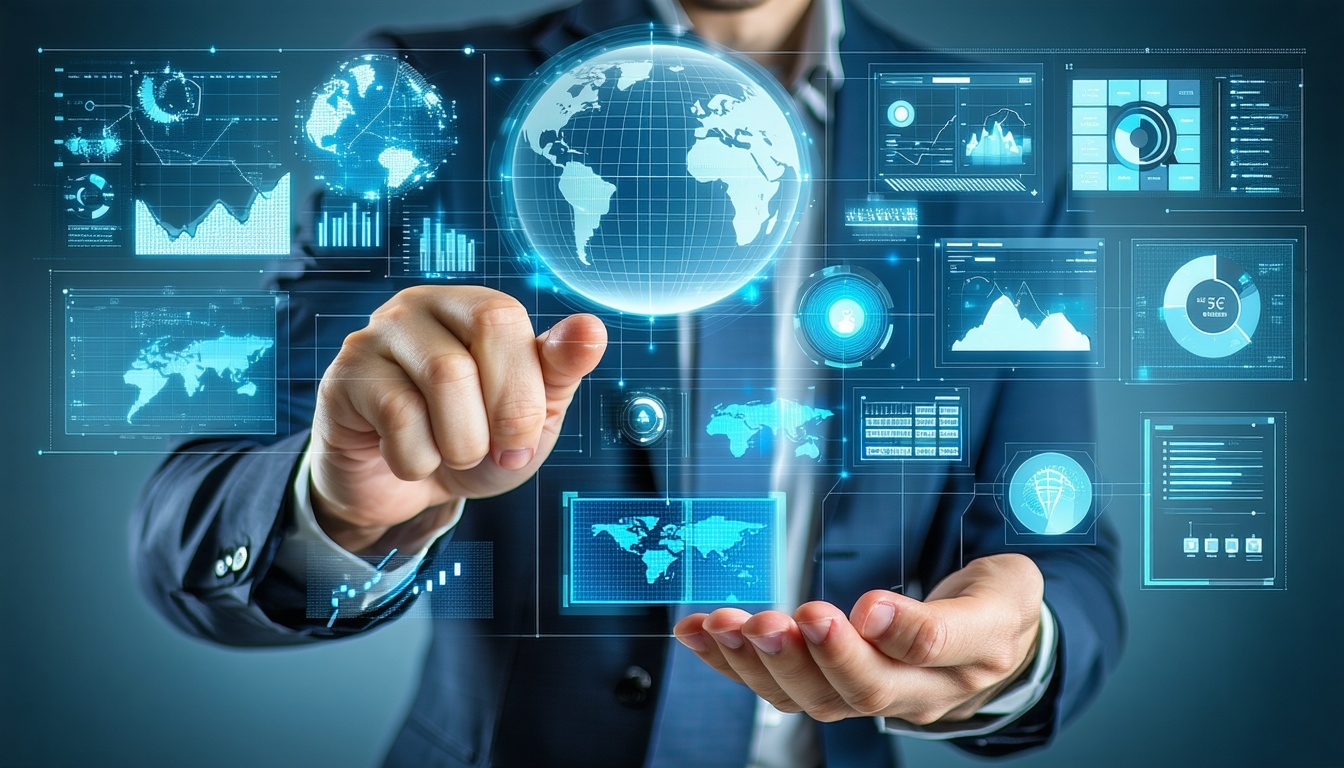 An illustration of a professional consultant analy